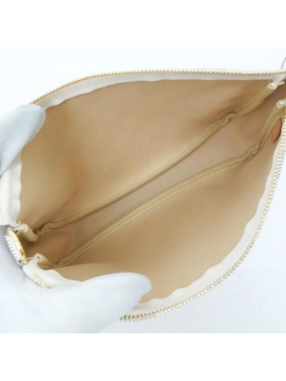 Louis Vuitton Pochette Soir Damier Azur Shoulder Bag Strap